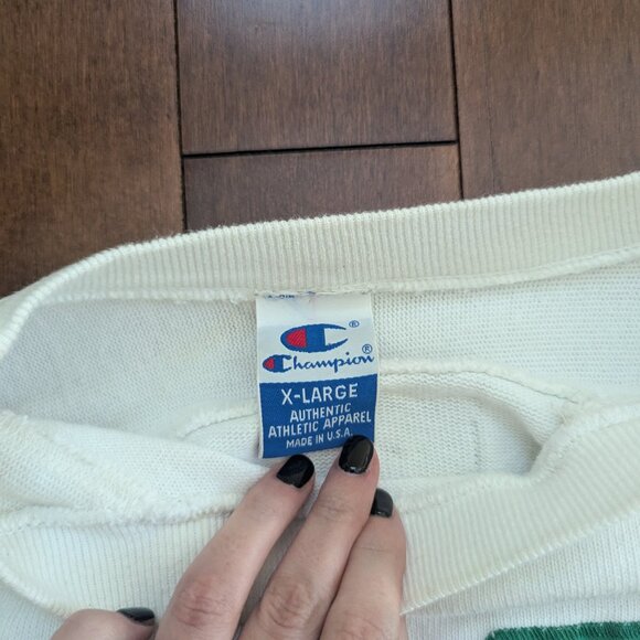 NEW YORK JETS JOE NAMATH VINTAGE CHAMPION SWEATER JERSEY - Picture 4 of 4